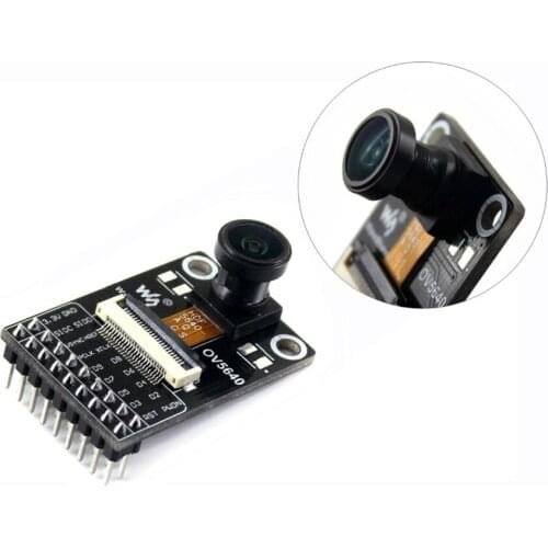 Camera Module Based on OV5640 Image Sensor, 5 Megapixel (2592x1944), Fisheye Lens to Achieve 170 Degree Diagonal