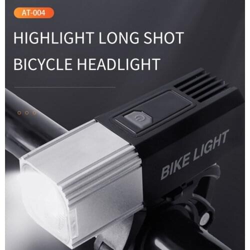 New Bicycle Lamp Portable Headlight T6 USB High Brightness Cycling Mountain Bike Night Riding Accessories