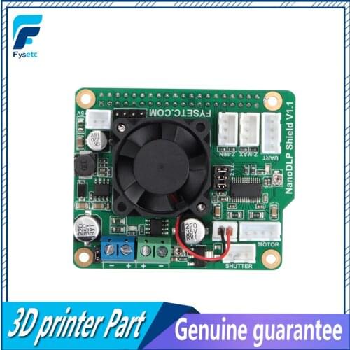 NanoDLP Shield V1.1 Expansion Board With DRV8825 Controled MOS For Raspberry Pi 3B And NanoDLPs Light-cured 3D Printer Parts