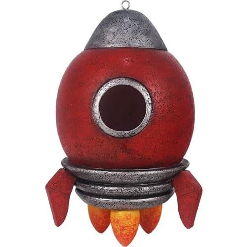 Hanging Rocket Bird House Warm Nest Rocket Bird House, Outdoor Bird Hut, Waterproof Birdhouses for Outdoors Hanging