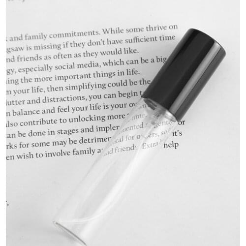 100pcs x 5ml 10ml 15ml Portable Empty Cosmetic Case Travel Spray Bottle Perfume For Gift Sample Bottle Parfum Makeup Containrs