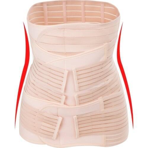 Maternity Shapewear Postpartum Support Recovery Body Shaper Waist Trainer Slimming Sheath Modeling Belt 3 in 1 Postnatal Shapers