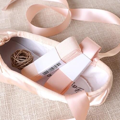 USHINE professional high quality satin ballet ribbon ballet lace point rope ballerina girl woman