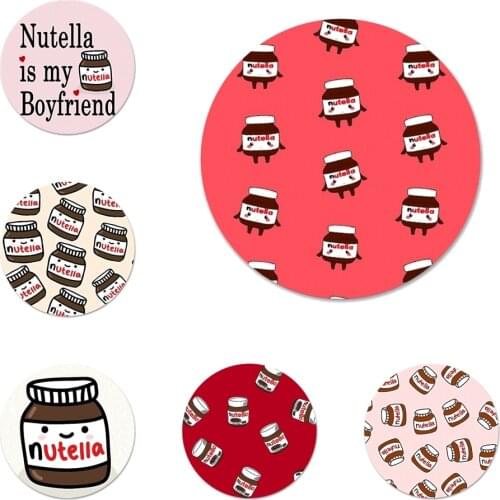 Chocolate Food Tumblr Nutella Badge Brooch Pin Accessories For Clothes Backpack Decoration gift