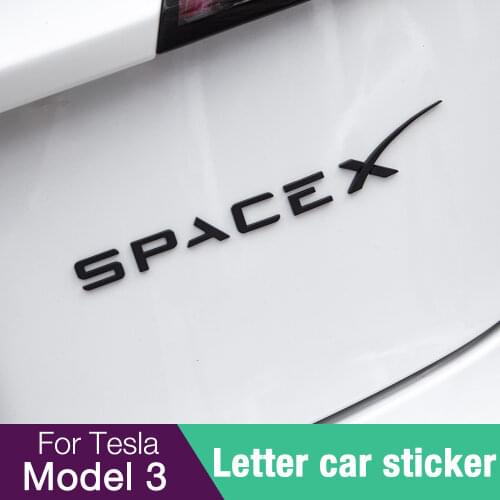 Tesla Model 3 Dual Motor Performance Badge 3D Metal Car Rear Trunk Emblem Sticker For Tesla Model3 Model Y Model S/X Badge Stick