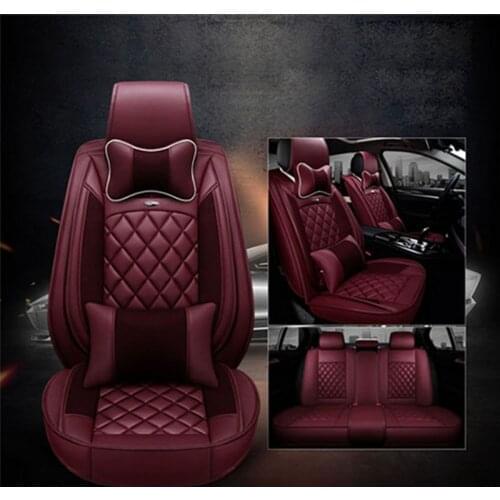 Universal PU Leather Car Seat Covers for Mazda 2 3 6 Mazda CX-3 CX-5 CX-7 Car Seat Cushion Cover Full Set Auto Accessories