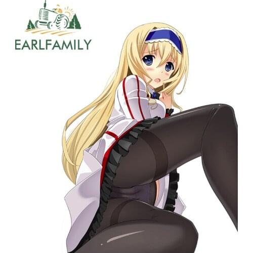 EARLFAMILY 13cm x 9.9cm for Sexy Girl Butt Vinyl Car Stickers Sunscreen Scratch-Proof Decal Vehicle Camper Personality Sticker