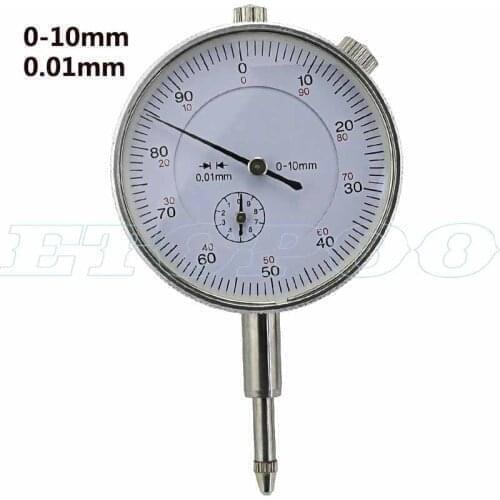 0-10mm Precision Tool Dial Indicator Gauge 0.01mm Professional Dial Test Indicator Accuracy Measurement Instrument Tools