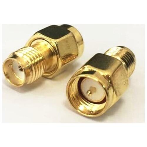 1pc SMA Male Plug to SMA Female Jack Connector RF Coax Adapter Modem Convertor Straight goldplated NEW wholesale