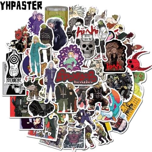 10/30/50Pcs Dorohedoro Jpanese Anime Sickers For Laptop Moto Skateboard Luggage Refrigerator Notebook Toy Decal Sticker