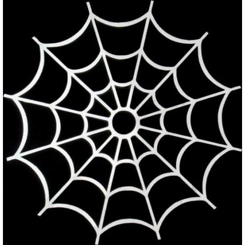 11.3cm*11.5cm Cartoon Fashion Spider Web Cobweb Die Cut Vinyl Decal Car Stickers Laptop Suitcase Helmet Skateboard Sticker