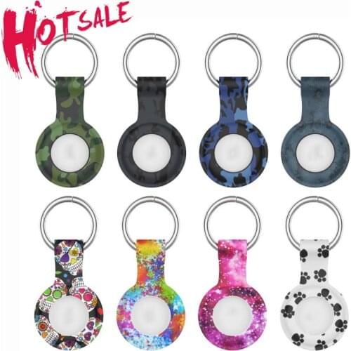 2021 For Apple Airtag Case Silicone Protective Sleeve Cover Keychain Airtags-tracker Silicone Case For Airtags Accessories