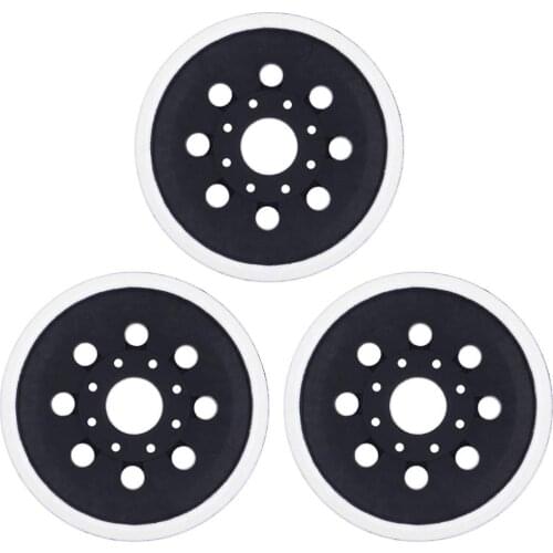 3 PCS 5 Inch 123MM 8-Hole Hook and Loop GEX125-1AE Sanding Pad Sander Backing Pad for Polishing Grinding