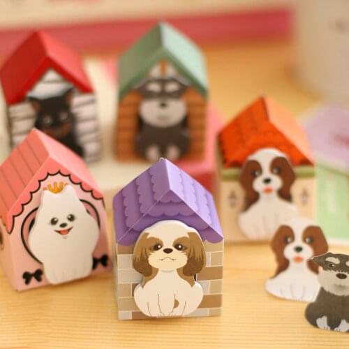 5X Puppy Dog & Cat Memo Pads Sticky Notes Sticker Bookmark School Office Supply Stationery Message Writing Paper Decor