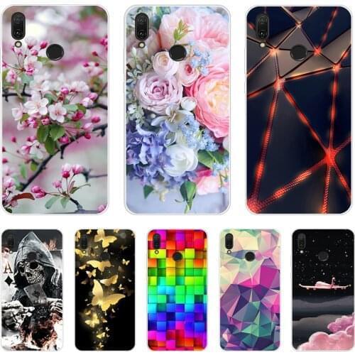 Case For Huawei Y9 2019 Cover Cartoon Soft TPU Silicon Phone Case For Huawei Y9 Prime 2019 P Smart Z Back Cover Fundas