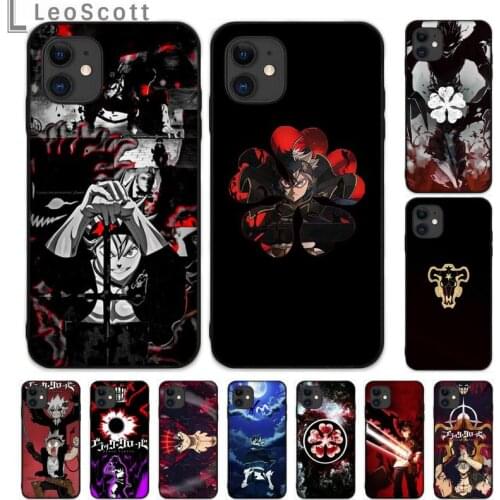 Anime Black Clover Phone Case for iPhone 11 12 mini pro XS MAX 8 7 6 6S Plus X 5S SE 2020 XR