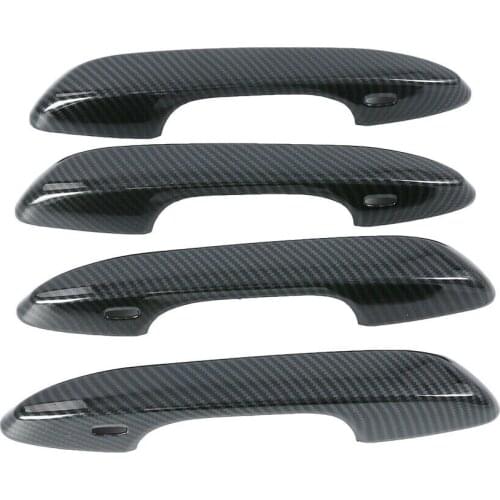Fit For Lexus ES350 ES300h 2019 2020 2021 Carbon Fiber Exterior Door Side Handle Cover Trim Accessories