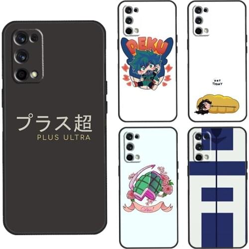 My Hero Academia Case For OnePlus 8T 7T Nord 7 8 9 Pro Cover For Realme 8 7 6 Pro Q3 C3 C11 C15 C21 GT Neo