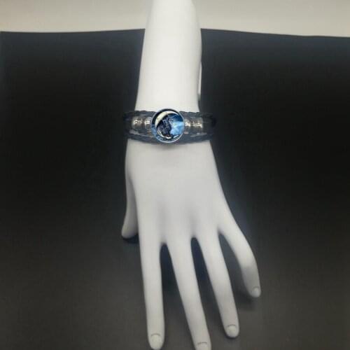 Dragon Leather Rope Braided Bracelet in New Lucky Bracelet Moon Palace