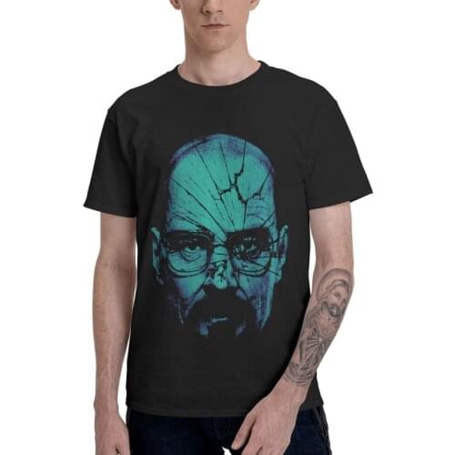 Breaking Bad Tshirt Men Harajuku Tee Tops 100% Cotton T Shirt Short Sleeve Walter White TV show Heisenberg T-shirt Gift Idea