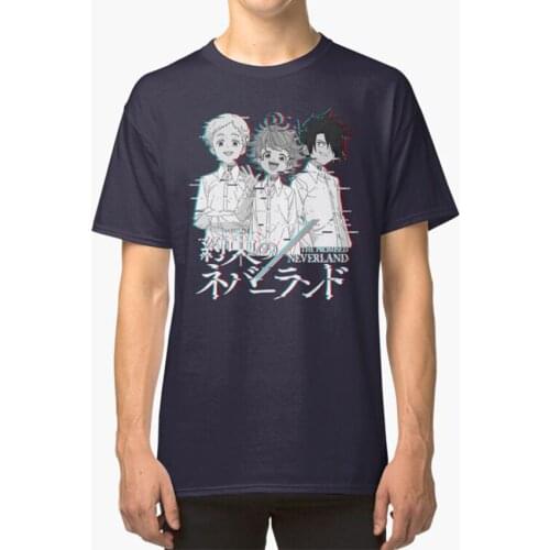Neverland Glitch T - Shirt The Promised Neverland Neverland Yakusoku No Neverland Emma Norman Ray Anime Manga Japan