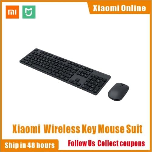 Xiaomi Wireless Keyboard & Mouse Set 104 keys Keyboard 2.4 GHz USB Receiver Mouse for PC Windows 10