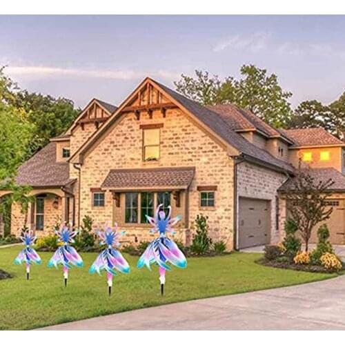 Spinning Ballet Girl Gift Craft Wind Chimes Character Exquisite Creative Ornaments Garden Fairy Elegant Wedding Modern