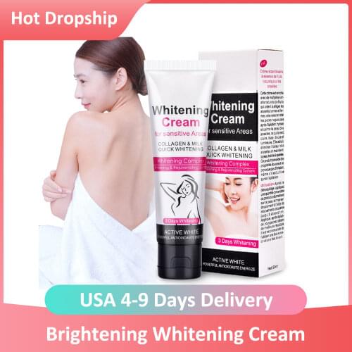 Hot Drop Ship Armpit Whitening Cream Body Underarm Brightening Cream Private Parts Whitener Skin Moisturizing Repair Cream