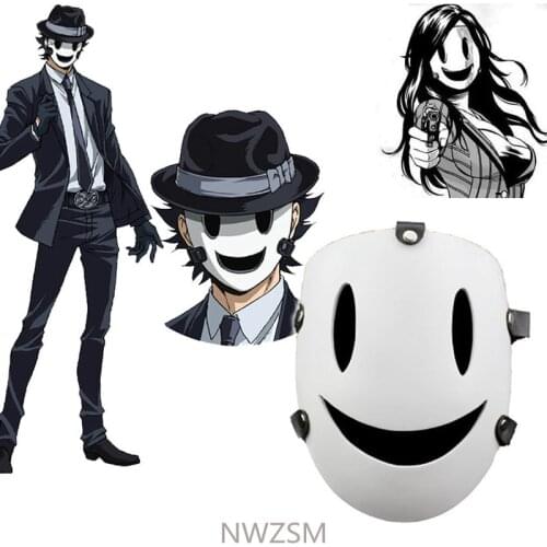 Anime Tenkuu Shinpan High-Rise Invasion Cosplay Mask Resin White Mask Japanese Samurai Costume Props