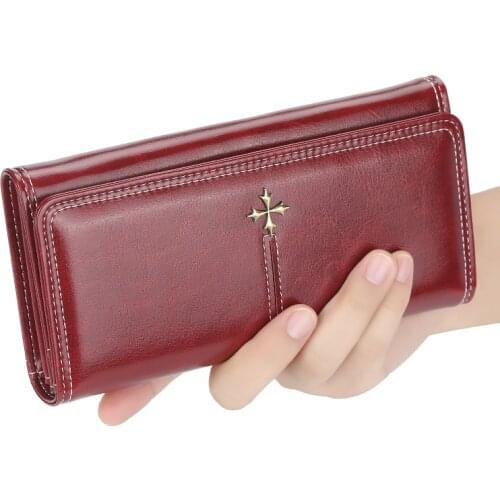 New Long Women Wallets Fashion Card Holder Top Quality Sequined Female Purse PU Leather Zipper Brand Wallet For Women