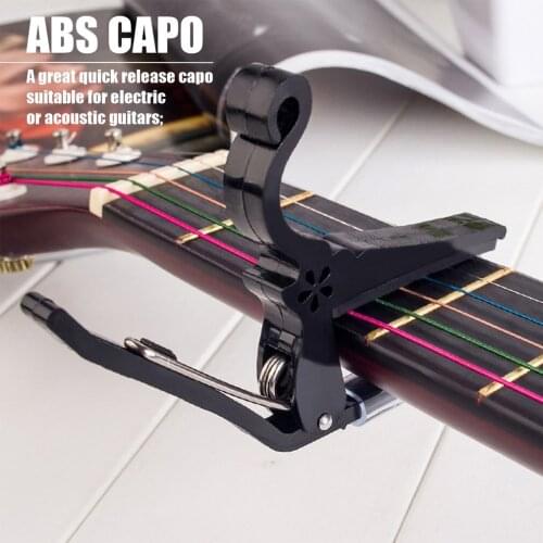 Portable Size Aluminum Alloy Guitar Tuner Clamp Professional Key Trigger Capo for Acoustic Electric Musical Instruments