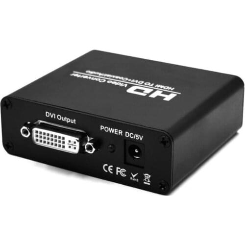 HDMI to DVI audio extractor converter HDMI to DVI+stereo audio converter with audio for PS4 apple TV PC laptop ps3