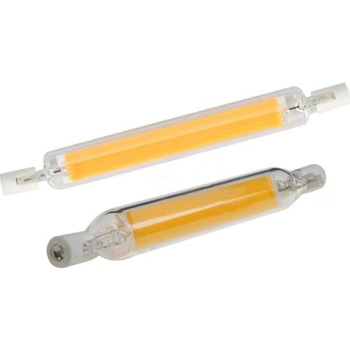 R7S COB LED Bulb Dimmable Glass Tube 78MM 15W 118MM 30W 40W 50W J78 J118 Replacement Halogen Lamp AC220V-240V Lamparda Spotlight