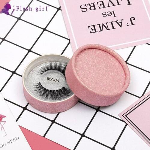 Most Popular Full Strip Lashes MA04 1 Pair 3D Mink False Eyelashes Natural Long Eyelashes Extension False Eyelashes Makeup Tools