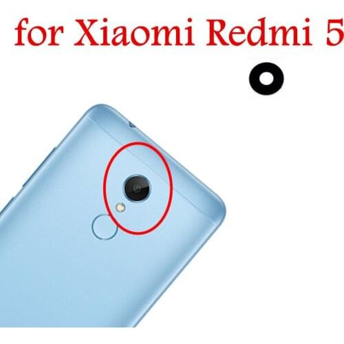 2pcs for Xiaomi Redmi 5 Back Camera Glass Lens Rear Camera Glass with 3M Glue Redmi5 Replacement Repair Spare Part