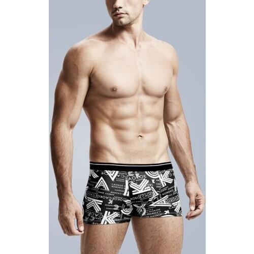 High Quality 4Pcs/Lot Homme Boxer Shorts Ice Silk Breathable Comfortable Men Underwear Fashion Slim Underpants Fast Shipping