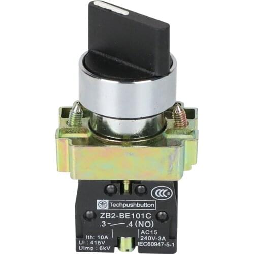 XB2-BD21/BD33 self-locking second/third gear knob switch metal button ZB2-BE101C