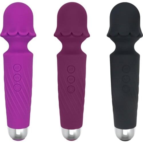 20 Speed Powerful Dildo Vibrator AV Magic Wand G-Spot Massager Sex Toy For Women Couple Clitoris Stimulator Goods for Adults