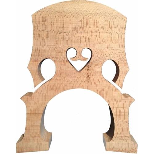 1/8-4/4 Upright Double Bass Maple Bridge High quality maple wood