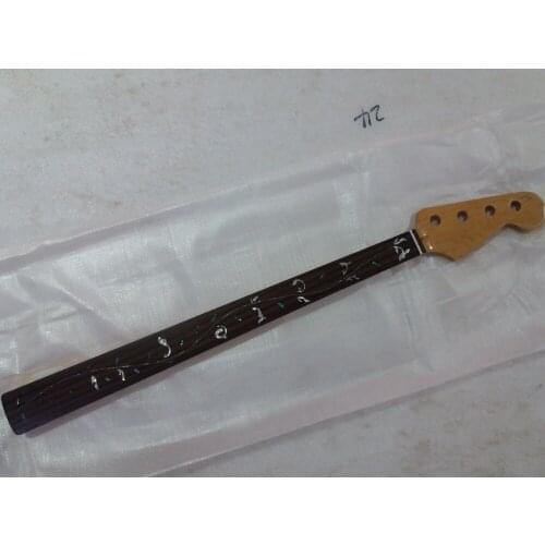 1pc Maple FRETLESS bass Neck For 24 fret Electric Bass Guitar Parts Replacment