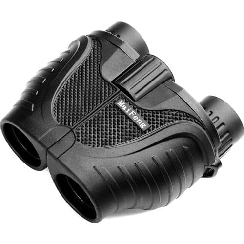 Professional Binoculars Maifeng 10X25 Powerful Zoom Long Range Telescope Optical Green Film Waterproof Paul Bak4 Hunting Scope