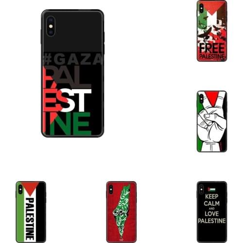 Black Soft TPU 2020 New Arrival Special Palestine Flag Designer For iPhone SE2020 11 12 Plus Pro X XS Max XR 8 7 6S SE 5 5C 5S