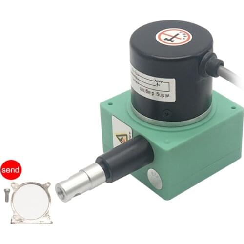 100-300MM Draw-rope Displacement Sensor, Draw-wire Sensor, Draw-wire Encoder, Linear Electronic Ruler Power supply 12-24V