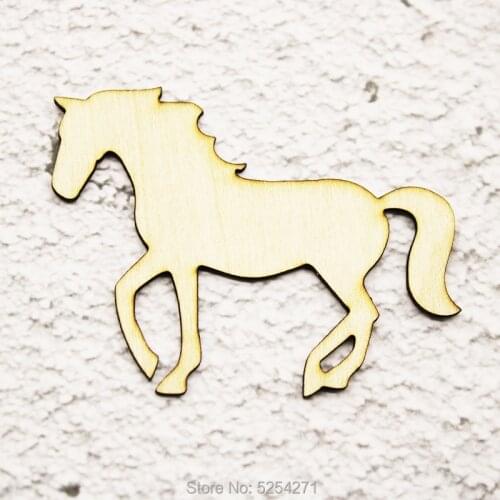 Wooden Horse Shape for Crafts - Laser Cut - Horse Lover Gift - Blank Horse - Horse Shape