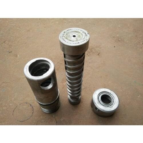 Floating Feed pellet machine part puffing machine screw Spiral sleeve and Nose