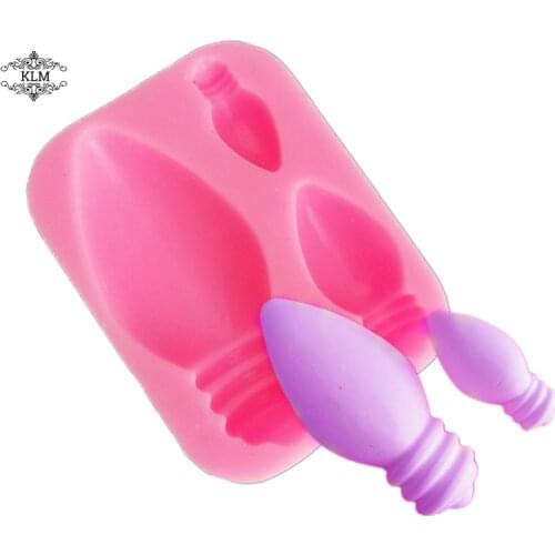 Bulb shaped resin mold DIY cake tool chocolate making tool clay tool cake shop kitchen accessories KLM