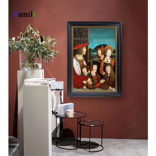 Cuadros Vintage Classical Style Canvas Print Painting Poster Art Wall Pictures for Living Room Retro Character Body Home Decor-3