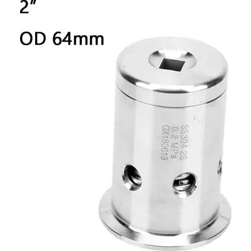 2" Vacuum Air Release Valve Stainless Steel SS304 Sanitary Tri Clamp Pressure Relief Valve