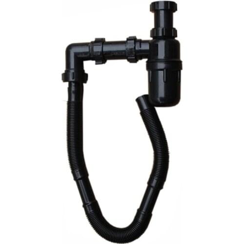 Sink Drain Pipe Water Trap , 1 piece Bottle Trap and 1 piece Flexible Hose , make from polypropylene