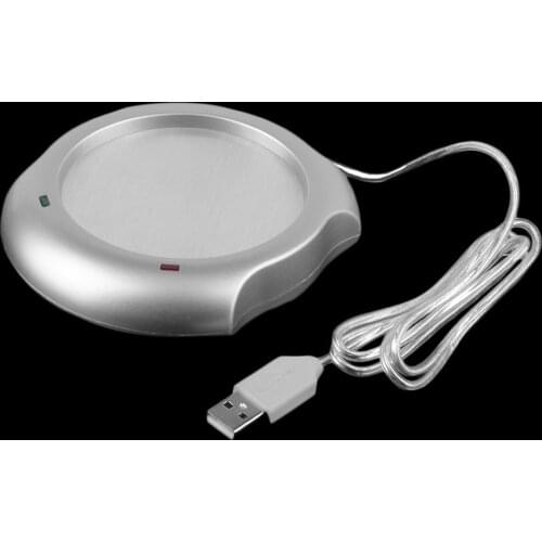 Fashionable USB Insulation Coaster Heater Heat Insulation Electric Multifunctional Coffee Cup Mug Mat Pad Home Office Accessory